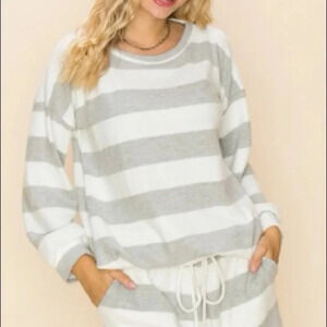 NWT lovely J Boutique Soft casual loungewear Short Set casual cozy plus